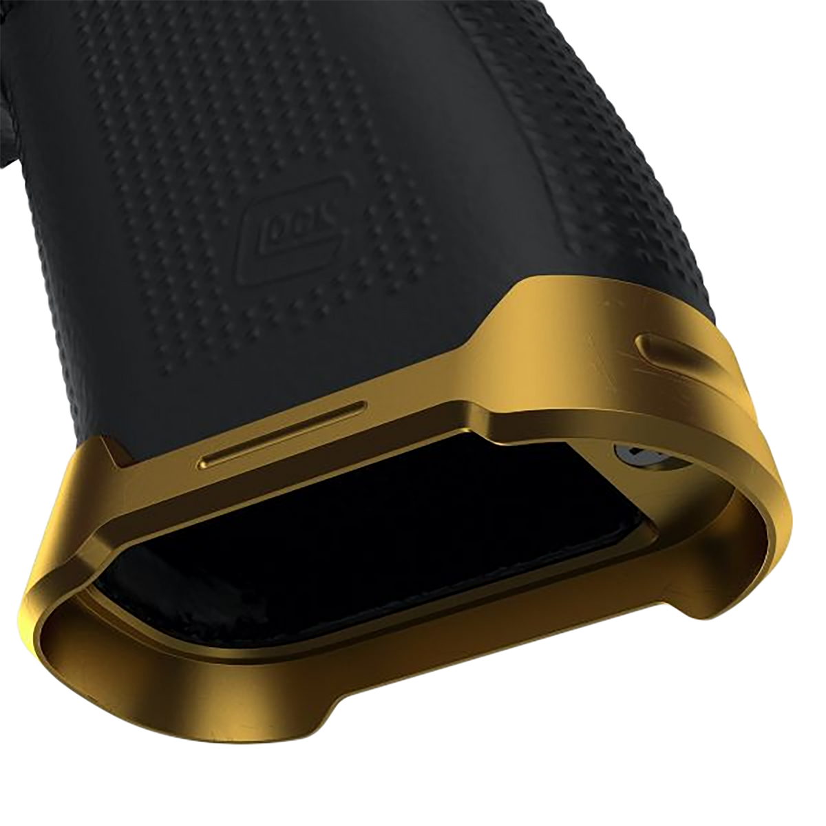 Tyrant CNC TDG48MWGOLD Magwell for Glock 43X/48 - Gold 6061 Aluminum — view 3