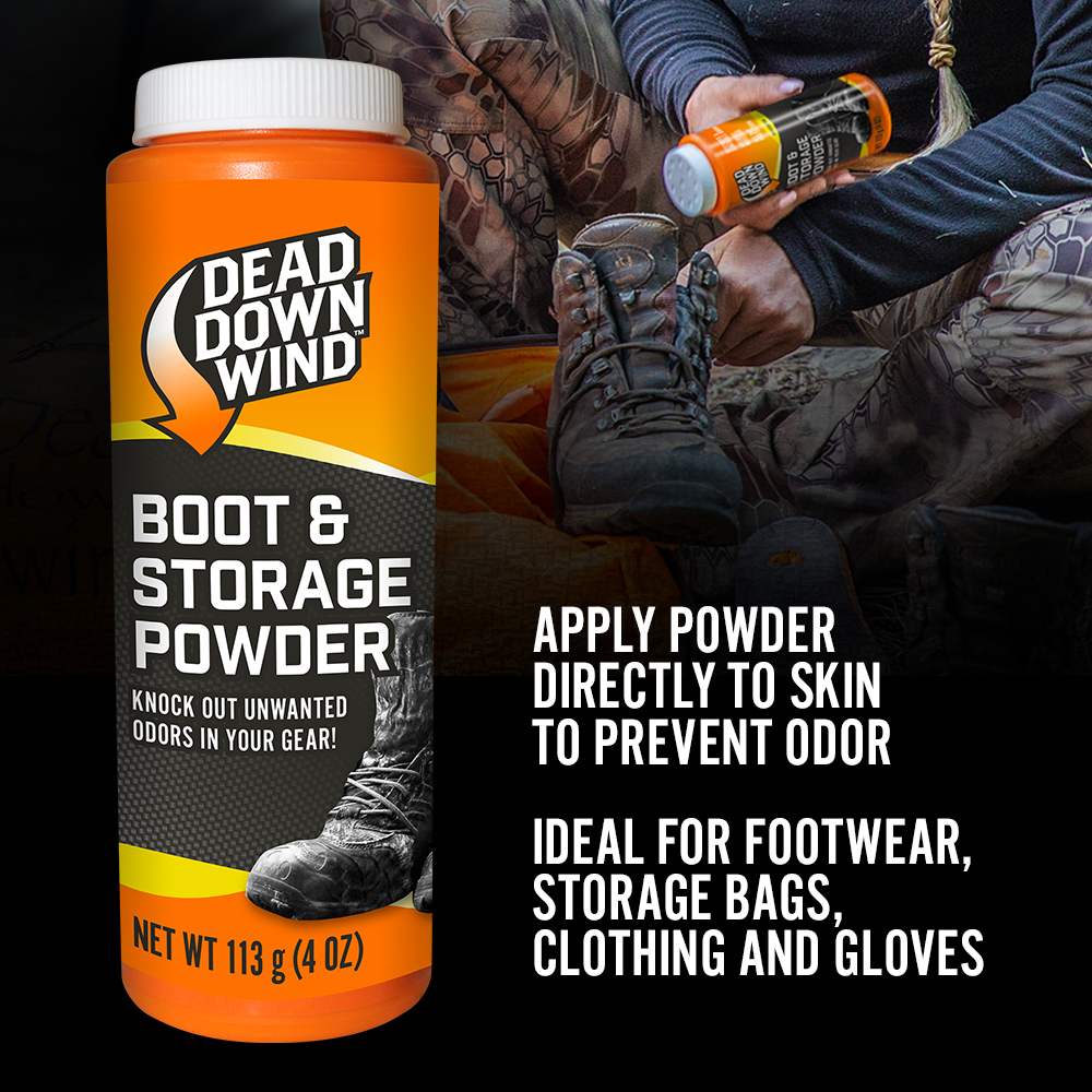 Dead Down Wind 1215N Boot Powder Odor Eliminator Unscented 4 oz — view 3