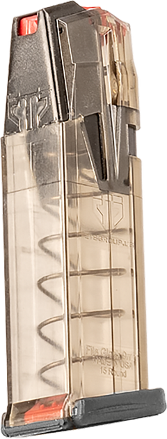 ETS Group Omega 9mm 15-Round Translucent Smoke Pistol Magazine for Glock 19 Gen1-5 — view 3