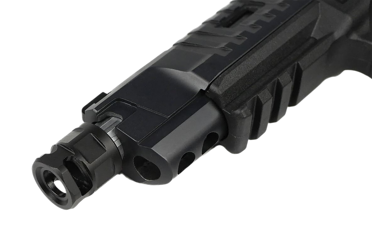 Armaspec Pawn Micro Compensator Black QPQ Nitride Stainless Steel 1/2x28 — view 3