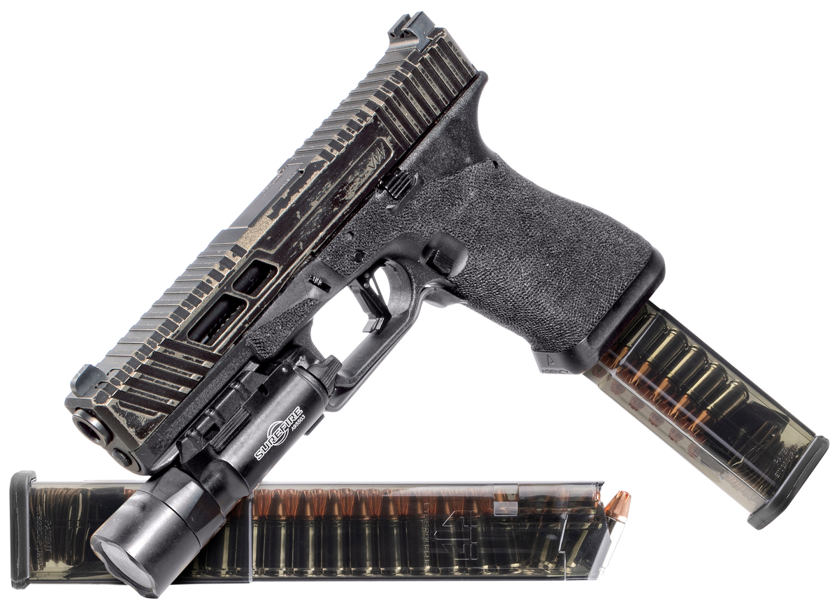 ETS Group Glock Compatible 9mm Luger 17rd Polymer Magazine - Smoke — view 3