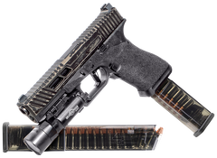 ETS Group Glock Compatible 9mm Luger 17rd Polymer Magazine - Smoke — view 3