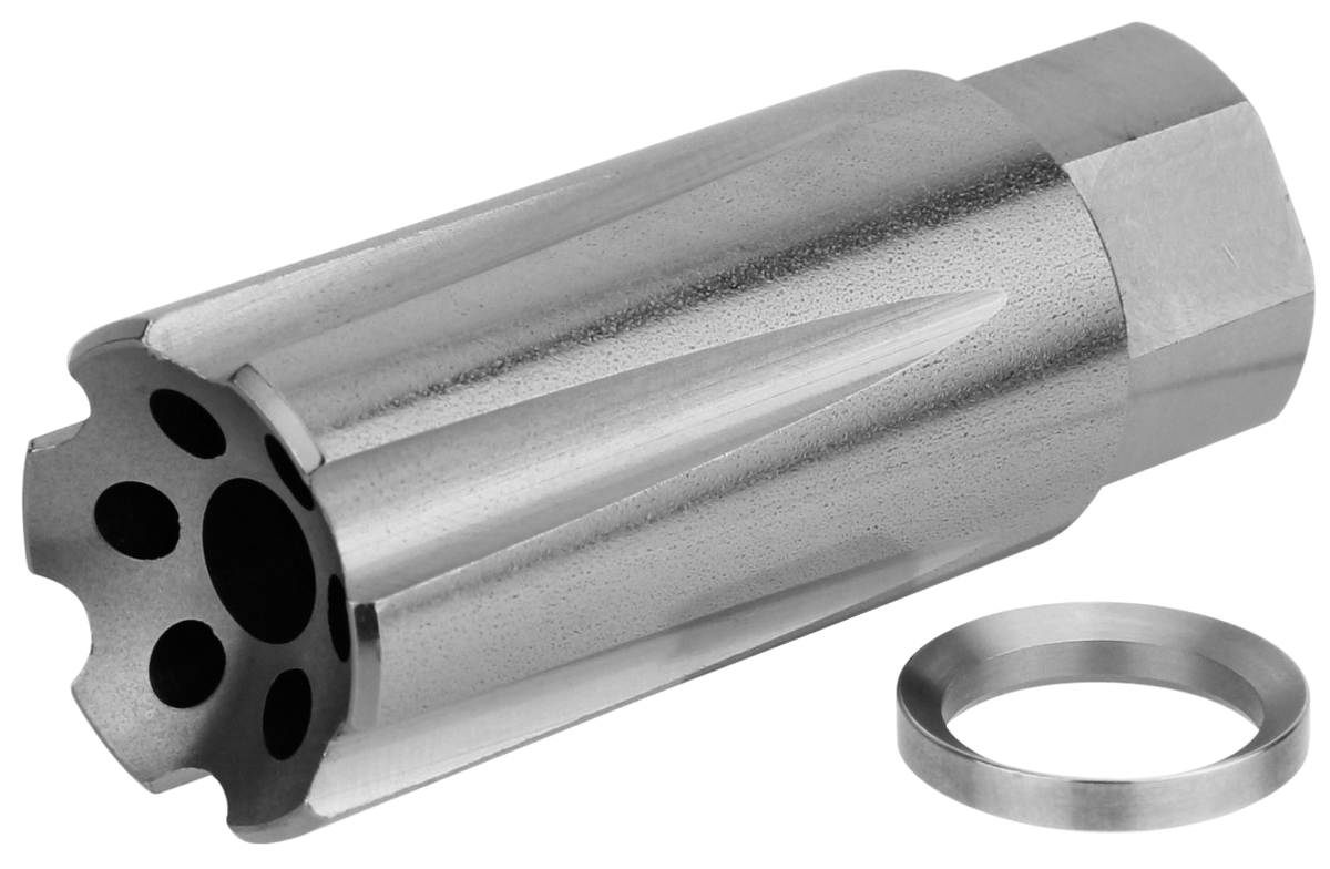 TacFire Linear Compensator .308 Win 5/8x24 Stainless Steel 2.26" — view 3