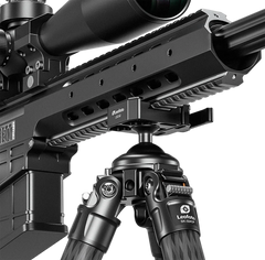 Leofoto USA ST-364CX Carbon Fiber Tripod Black - Integrated Ball Head — view 3