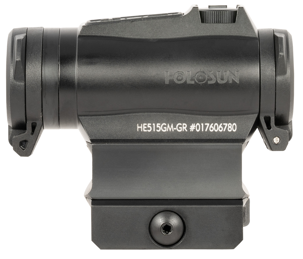 Holosun HE515GM-GR 515 1x 20mm 2 MOA Green Dot/65 MOA Circle Multi Reticle Reflex Sight - Black Anodized — view 3