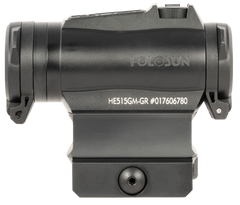 Holosun HE515GM-GR 515 1x 20mm 2 MOA Green Dot/65 MOA Circle Multi Reticle Reflex Sight - Black Anodized — view 3