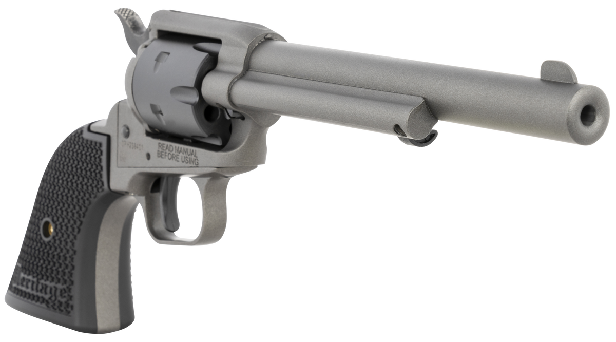 Heritage Mfg Rough Rider 22 LR 6.50" 6-Shot SAO Revolver - Tungsten Gray Cerakote — view 3