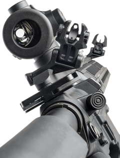 FAB Defense FXFRBSOSB Offset Flip-Up Iron Sights - Black — view 3