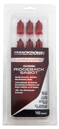 Traditions A2007 Smackdown Carnivore 50 Cal 250gr Polymer Tip Sabot 15/Box — view 3