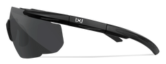 Wiley X 302 Saber Advanced Smoke Gray Lens Matte Black Frame Safety Glasses — view 3