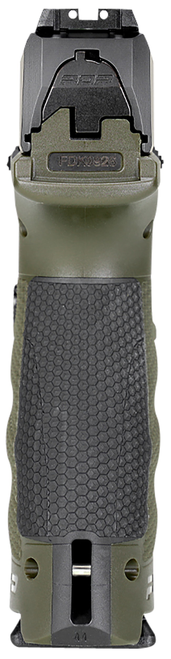 Walther Arms PDP Compact Optic Ready 9mm Luger 4" 15+1 Striker-Fired Pistol - Black/Green — view 3