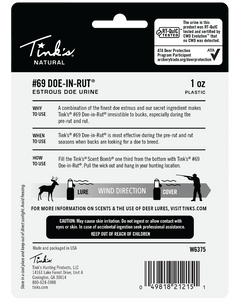 Tinks #69 Doe-In-Rut Value Pack Deer Attractant 1oz Squeeze Bottle w/ Scent Bomb — view 3