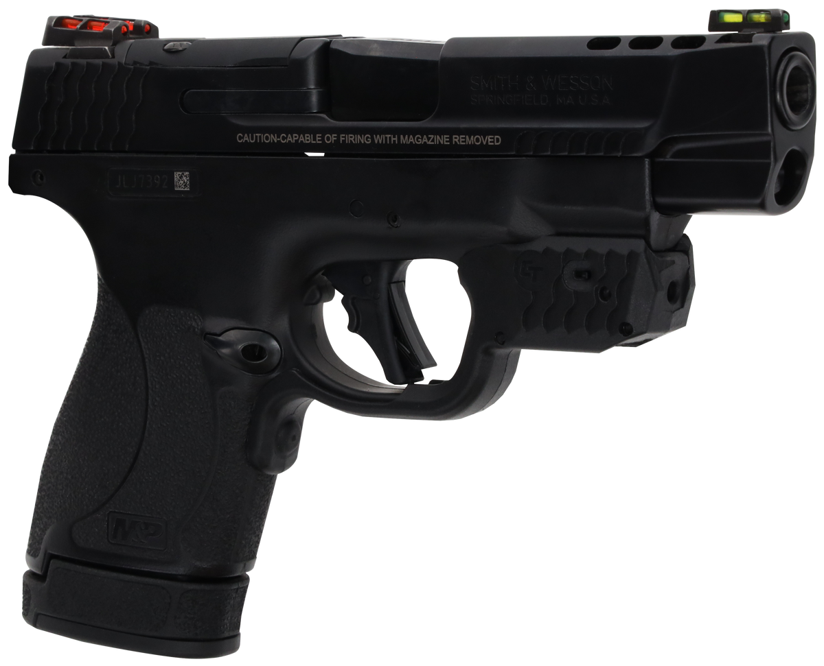Crimson Trace Laserguard S&W M&P Shield Plus Red Laser - Black Polymer — view 3