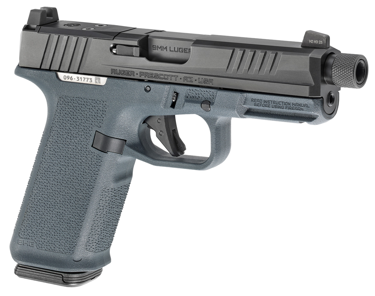 Ruger RXM 9mm Luger 4.50" 17+1 Striker-Fired Semi-Auto Pistol - Threaded Barrel - Stealth Gray — view 3