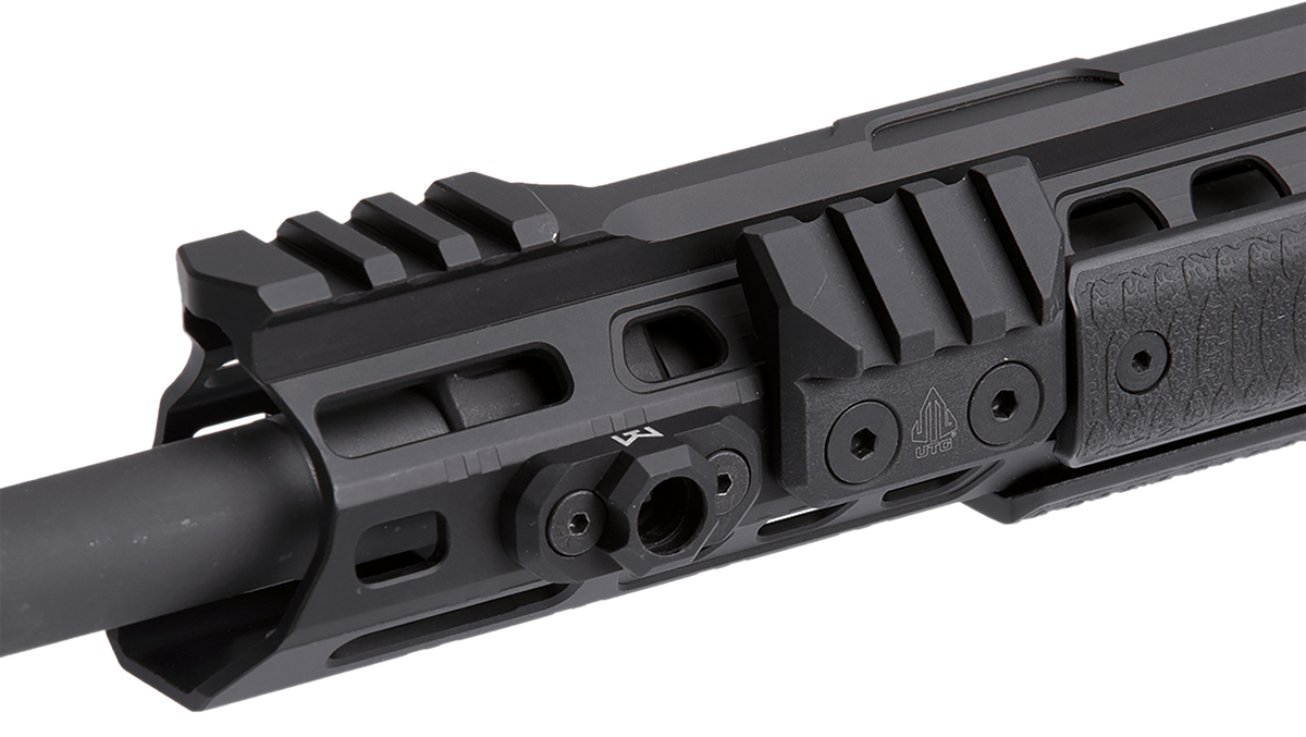Leapers UTG MTMP45 M-LOK Angled Picatinny Mount Matte Black Aluminum — view 3