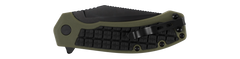 Kershaw Faultline 8760 3" Folding Drop Point Plain 8Cr13MoV Black Oxide Black/OD Green GFN — view 3