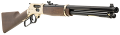 Henry H009BG Side Gate 30-30 Win 20" 5+1 Lever-Action Rifle - Brass Receiver, Walnut — view 3
