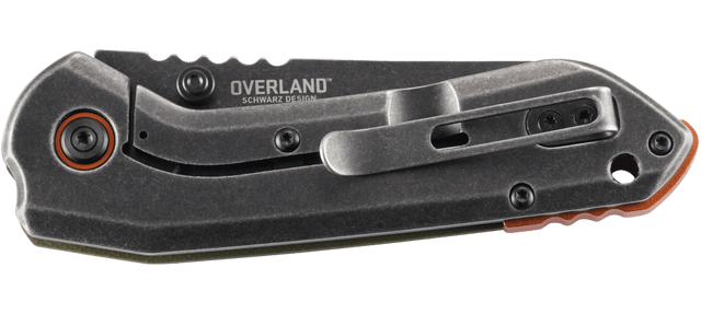 Columbia River CRKT Overland 3" Folding Sheepsfoot Plain Stonewashed 8Cr13MoV OD Green G10 — view 3