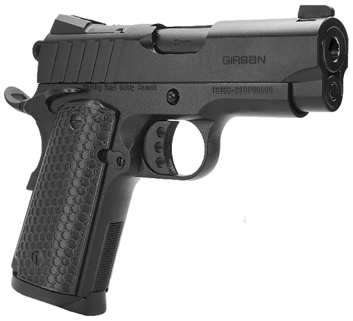 EAA Girsan MC1911 SC Influencer 9mm Luger 3.40" 7+1 SAO Pistol — view 3