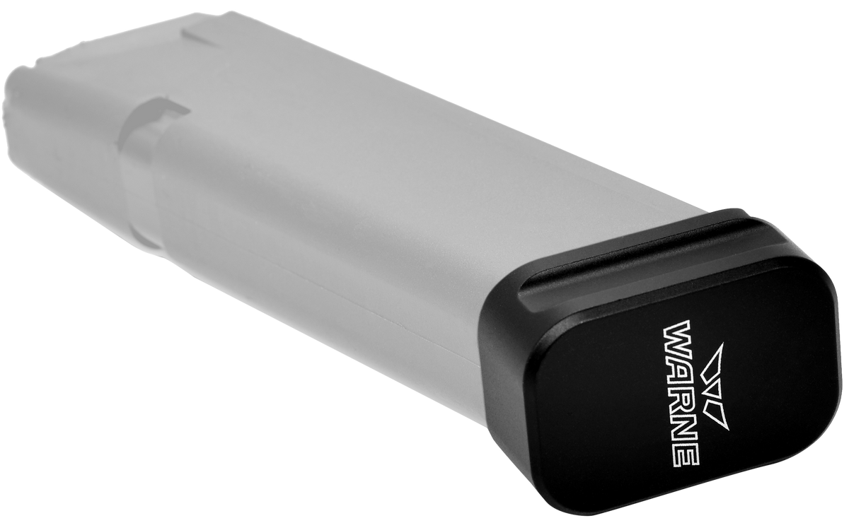Warne Magazine Extension Glock 19/23 +3 9mm / +2 .40 S&W Black — view 3