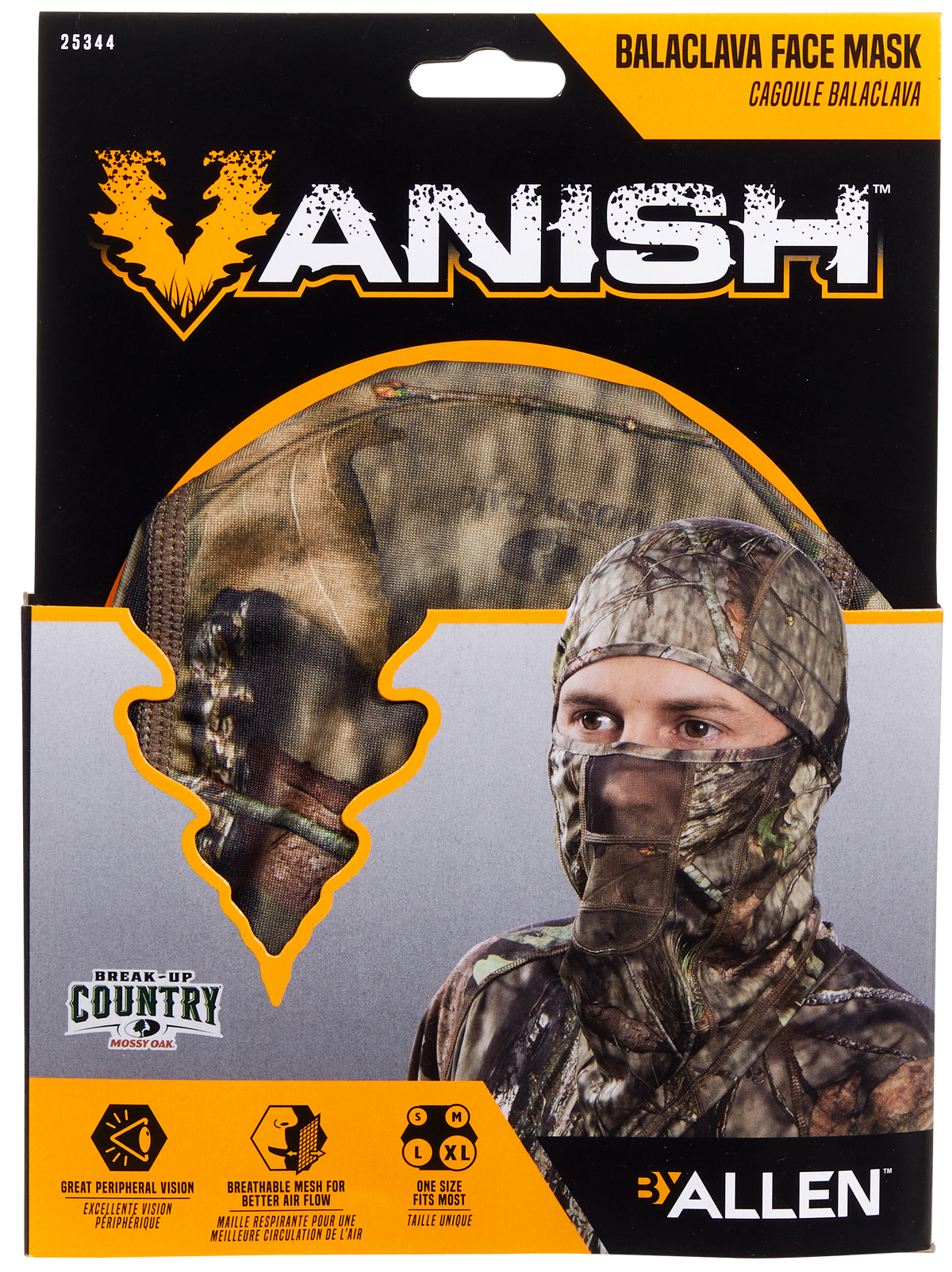 Vanish 25344 Balaclava Mossy Oak Break-Up Mesh Full Face Mask OSFA — view 3