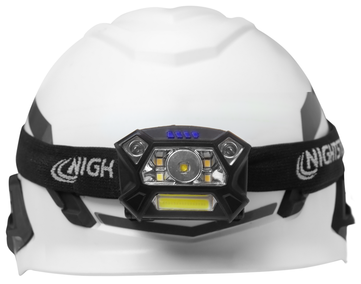 Bayco Nightstick NSP-4400B Dual-Light Headlamp 320 Lumens AAA Motion Activated Clip-On/Strap - Black — view 3