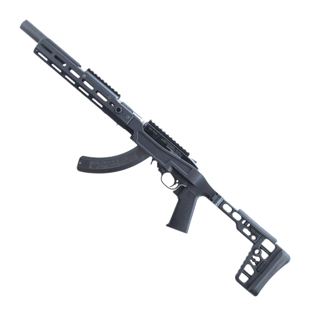 Samson SAS/22 Folding Chassis Ruger 10/22 Takedown 6061-T6 Aluminum Black Anodized — view 3