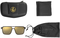 Leupold Bridger Performance Wear Bronze Mirror Matte Tortoise Frame — view 3