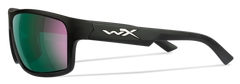 Wiley X Peak CAPTIVATE Polarized Green Mirror Lens Matte Black Frame Safety Glasses — view 3