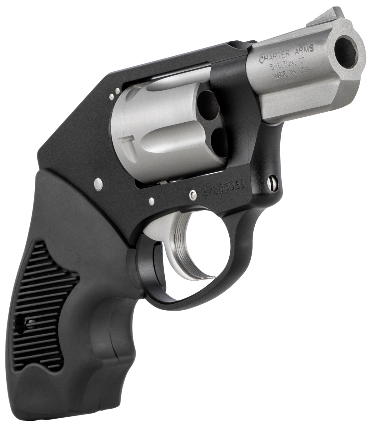 Charter Arms Off Duty 38 Special 2" 5-Shot DA/SA Revolver - Matte Stainless/Black Aluminum — view 3
