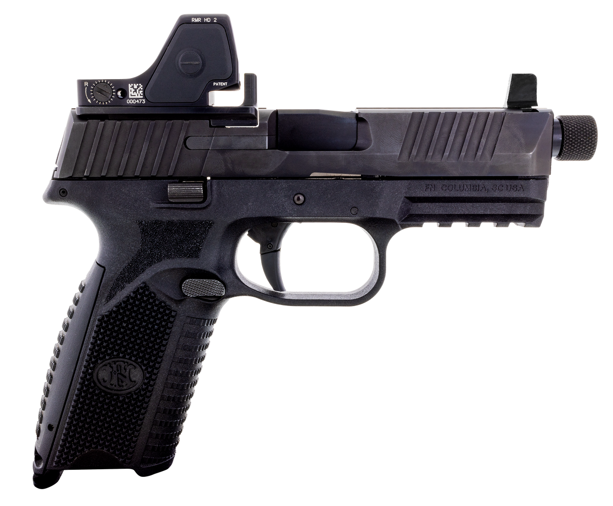 Trijicon Bright & Tough SRO/RMR HD Mount w/ Iron Sights - FN 509 — view 3