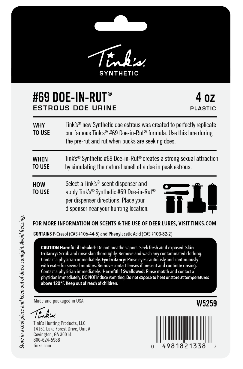 Tinks #69 Doe-In-Rut Deer Attractant Doe In Estrus Scent 4 oz Squeeze Bottle — view 3