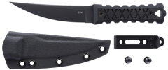 Columbia River CRKT 2924 HZ4 4.76" Fixed Tanto Plain Edge SK-5 Steel Black TiNi G10 Handle — view 3