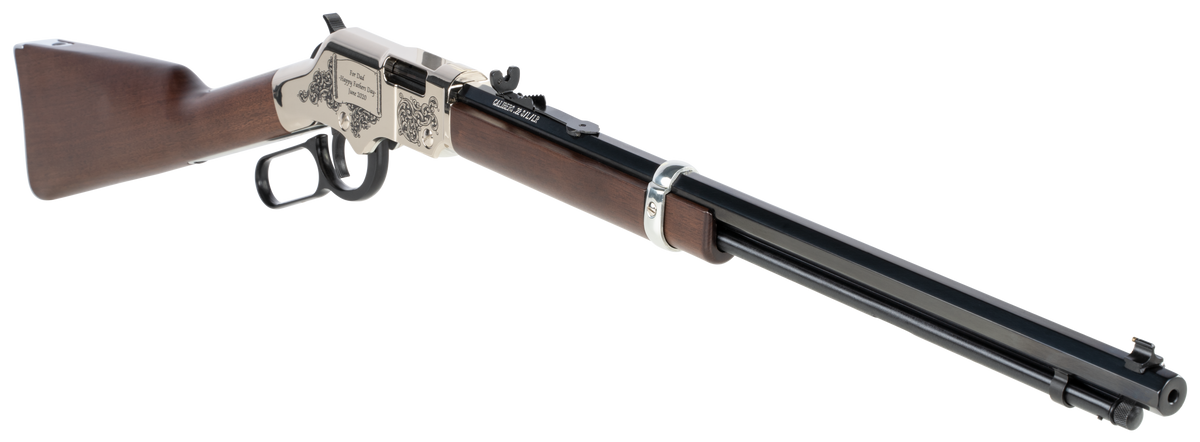 Henry H004SFD Golden Boy Silver 22 S/L/LR 20" 16 LR/21 Short Lever-Action Rifle - Fathers Day Edition — view 3