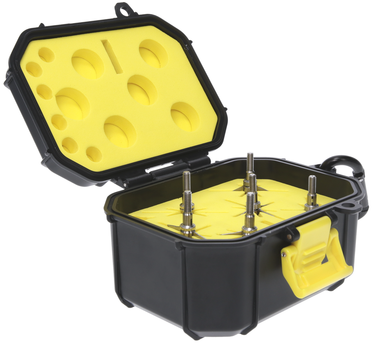 NAP Broadhead Case Black/Yellow ABS/Aluminum — view 3