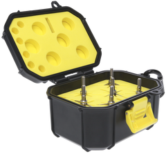 NAP Broadhead Case Black/Yellow ABS/Aluminum — view 3
