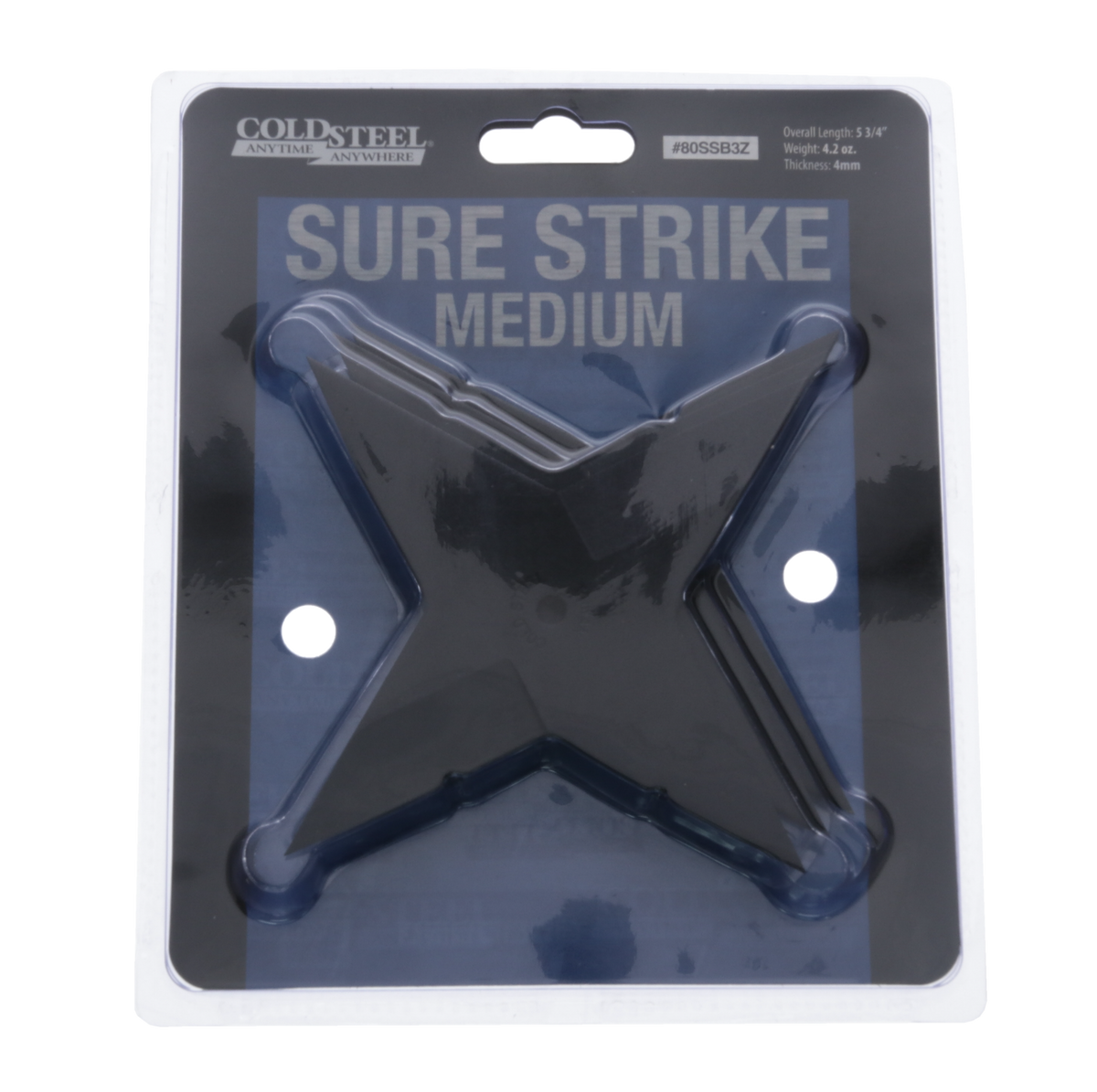 Cold Steel Sure Strike Medium 5.3" Carbon Steel Throwing Star 3-Pack — view 3