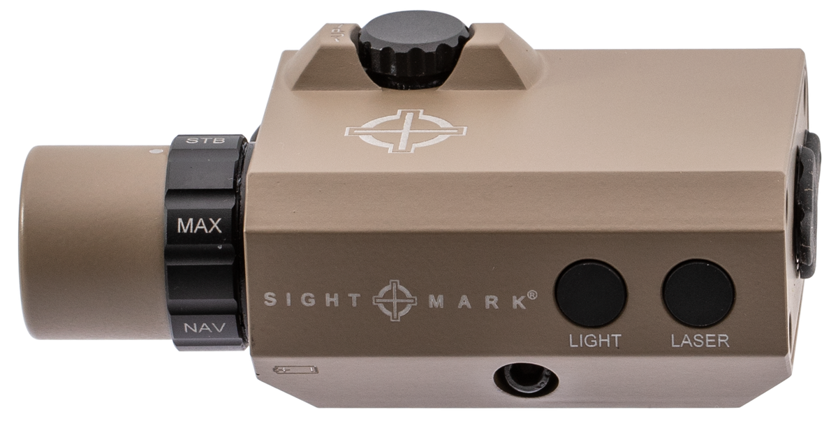 Sightmark LoPro Mini Combo Flashlight and Green Laser Sight 300 Lumens White LED Flat Dark Earth — view 3