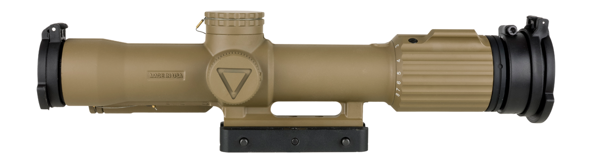 Trijicon VCOG 1-8x28mm Red MOA Crosshair Dot Riflescope - 34mm Tube FDE — view 3