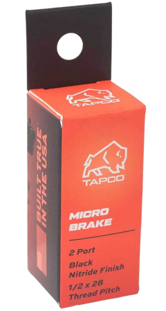 Tapco 2-Port Micro Brake 1/2x28 Black Nitride 9mm — view 3