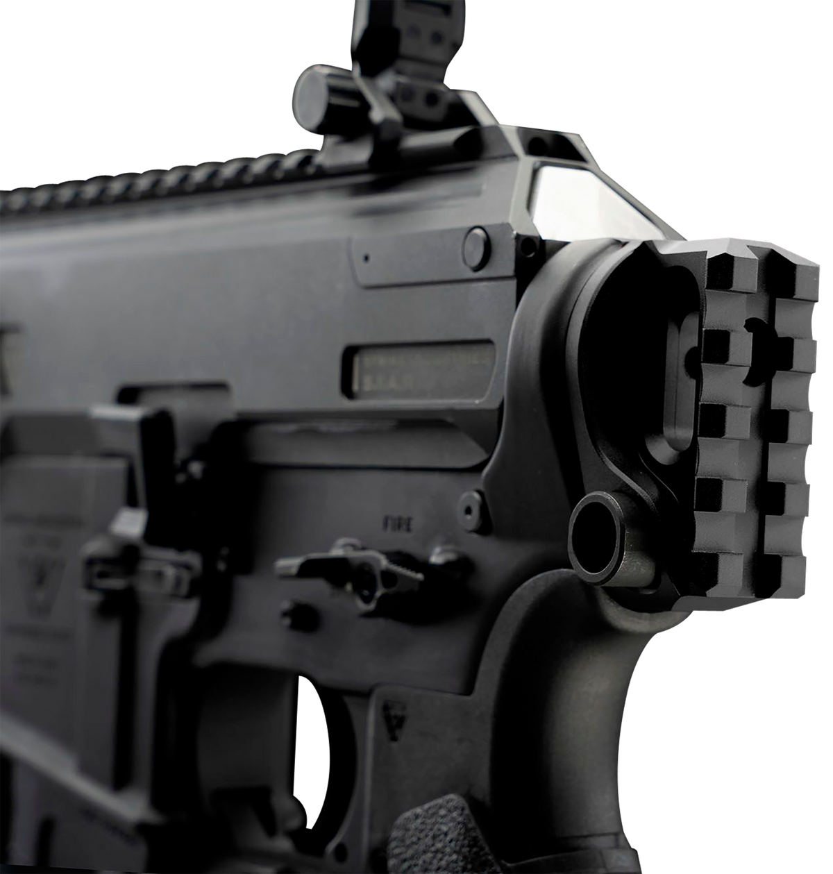 Strike Industries AR Picatinny Stock Adapter Black Anodized 6061-T6 Aluminum — view 3