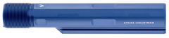 Strike Industries Advanced Receiver Extension AR-15/AR-10 7-Position Mil-Spec Blue Anodized Aluminum Buffer Tube — view 3