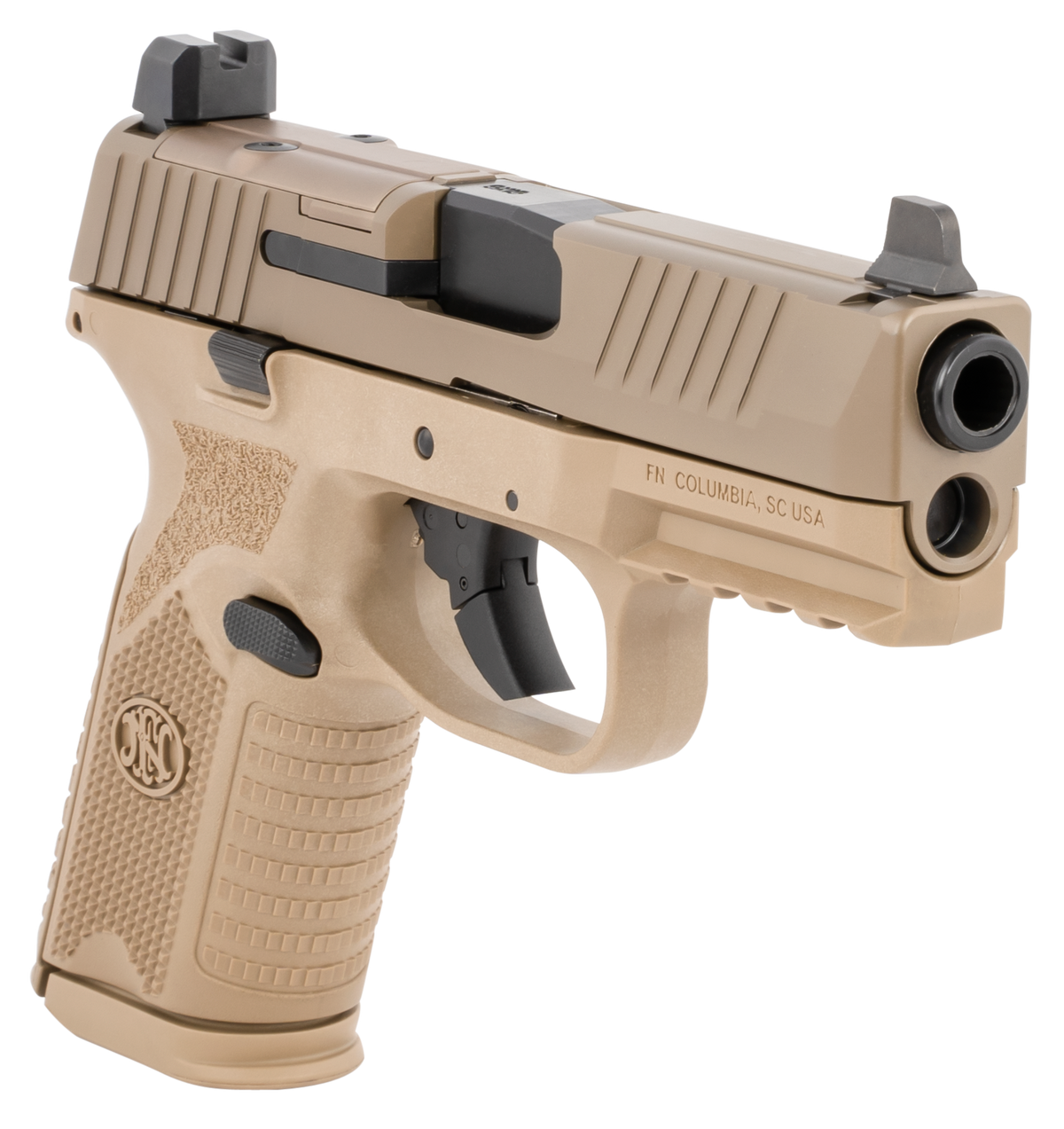 FN 509 Midsize MRD 9mm Luger 4" 15+1 FDE Semi-Auto Pistol - Optic Ready — view 3