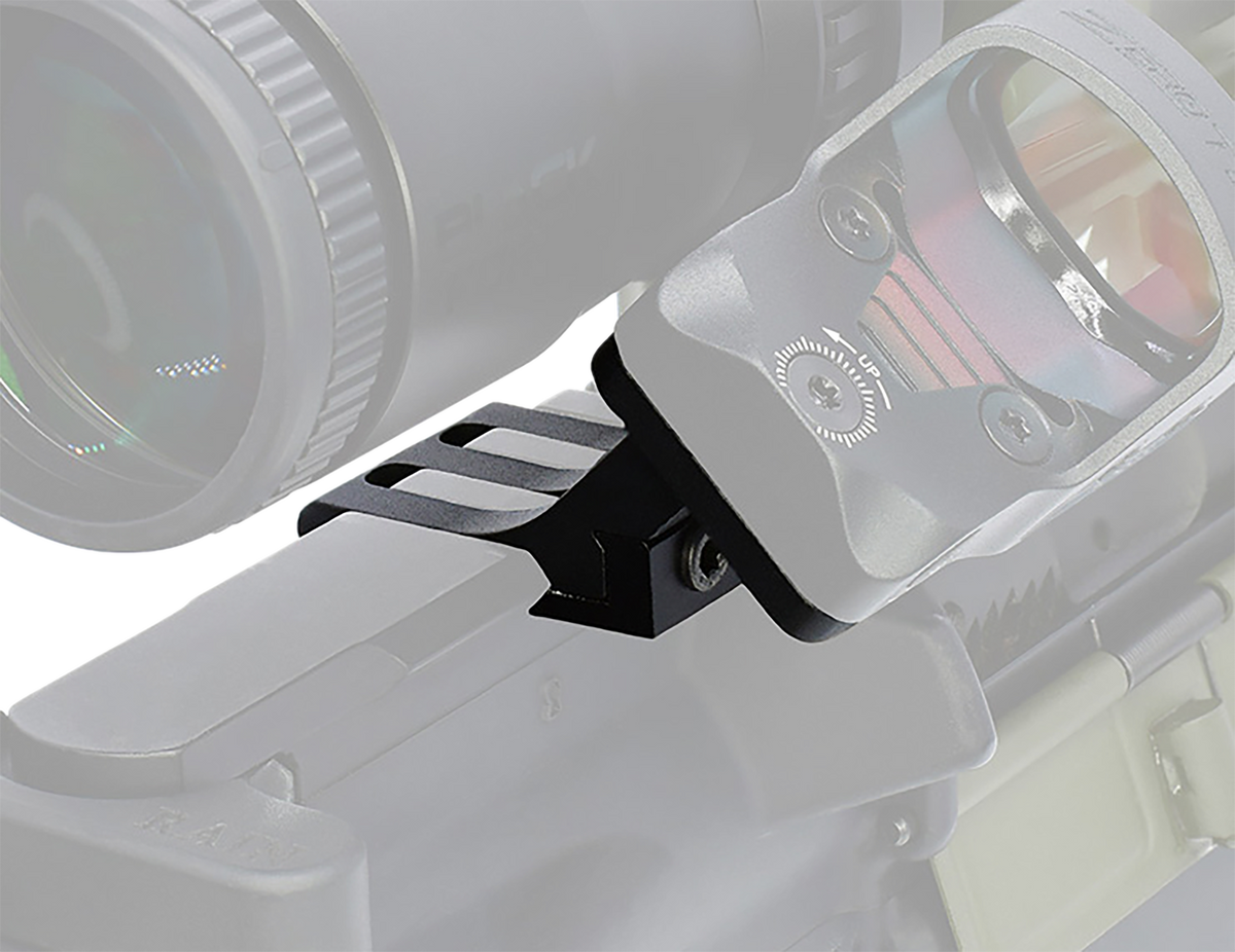 Warne 6110MR Red Dot Riser 45-Degree Offset Reflex Black Anodized Aluminum - Right Hand — view 3