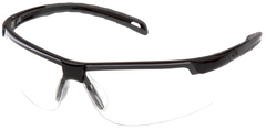 Pyramex Everlite Safety Glasses Clear Anti-Fog Lens Black Frame — view 3