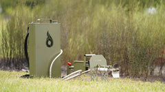 Exothermic Technologies Pulsefire Backpack Kit 3.3 gal Fuel Tank - Green Powder Coated — view 3