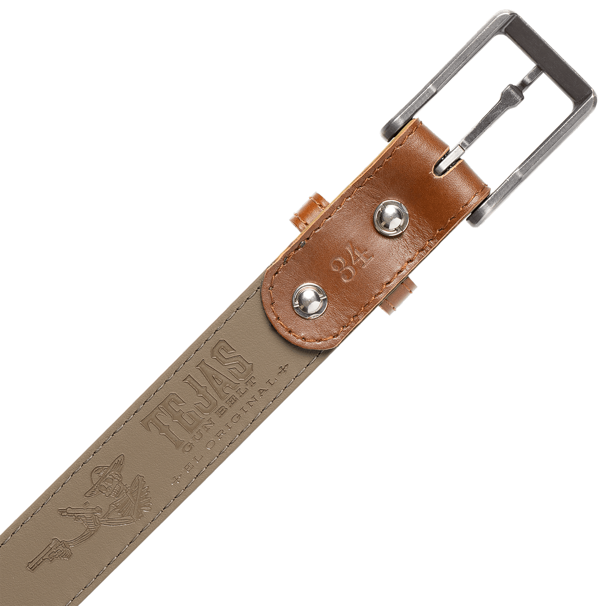 Magpul Industries Tejas 2.0 El Original Leather Gun Belt 32" 1.50" Light Brown — view 3