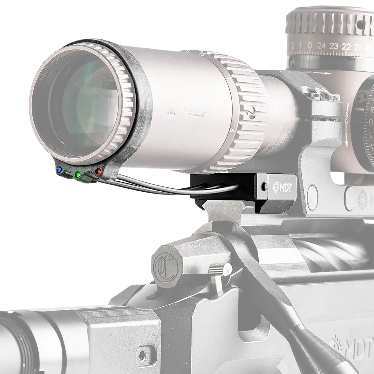 MDT Sporting Goods Send It Gen2 Electronic Anti-Cant Level Black Aluminum Picatinny Mount — view 3