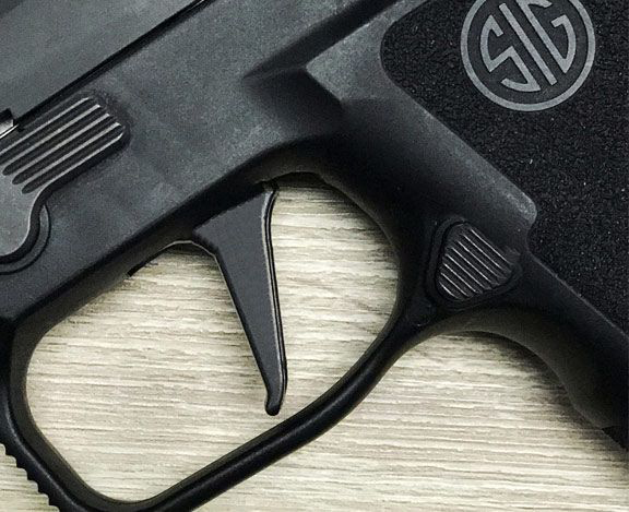 Sig Sauer P320 Flat Trigger 90 Degree Break - Black — view 3