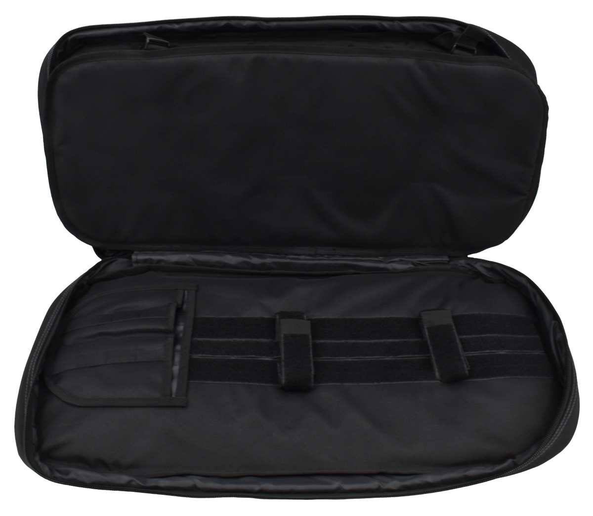Advance Warrior Solutions Frame 28" Tactical Rifle Backpack - Black/Gray 600D Polyester Molle — view 3